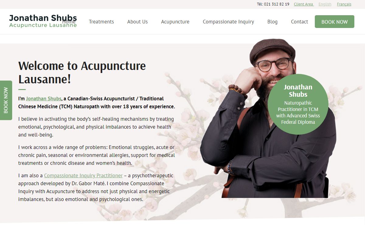 Acupuncture Lausanne | Author, international lecturer on Acupuncture and holder of the highest title available in Switzerland for Acupuncturists -Naturopathic Practitioner in TCM with Advanced Swiss Federal Diploma- Specialization in Acupuncture