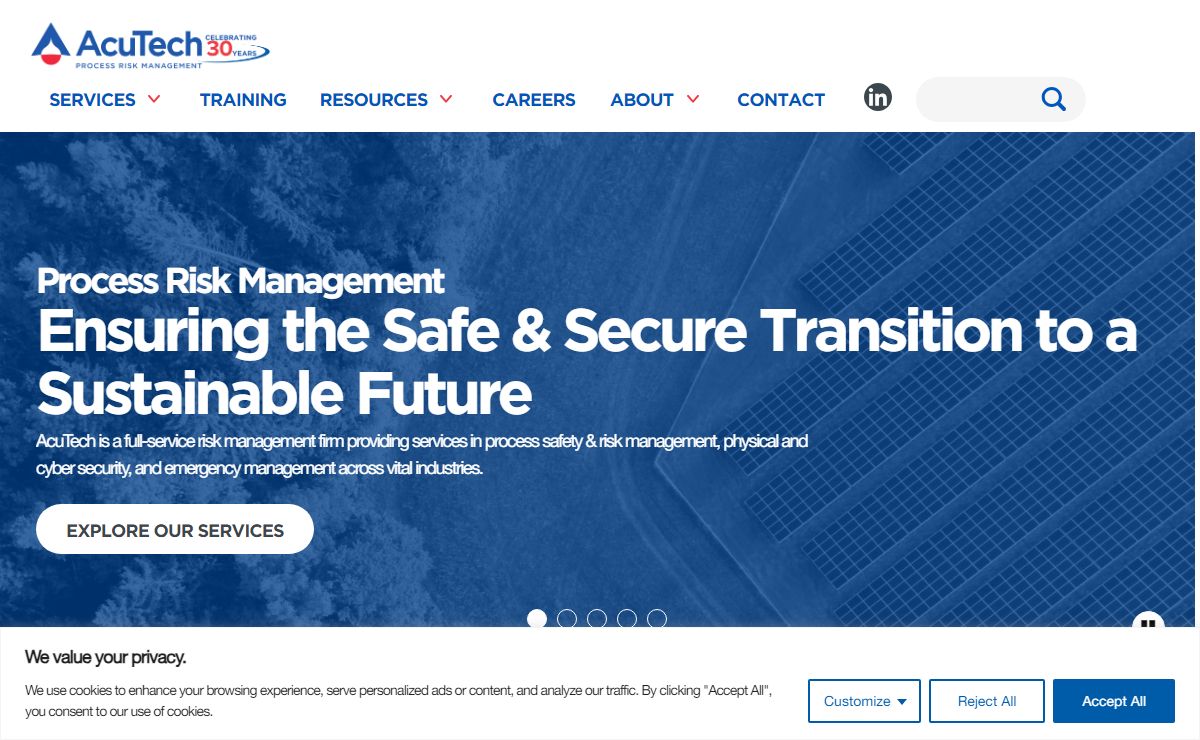 AcuTech Consulting Group Services in Process Safety & Security