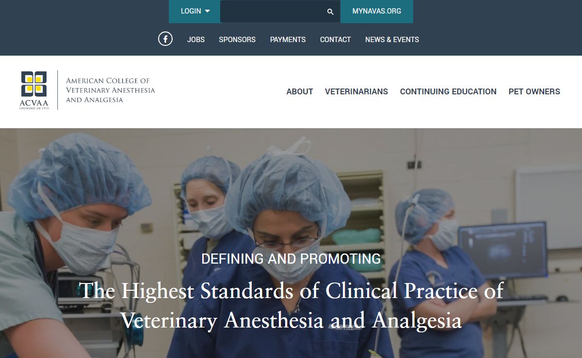 Home - American College of Veterinary Anesthesia and Analgesia