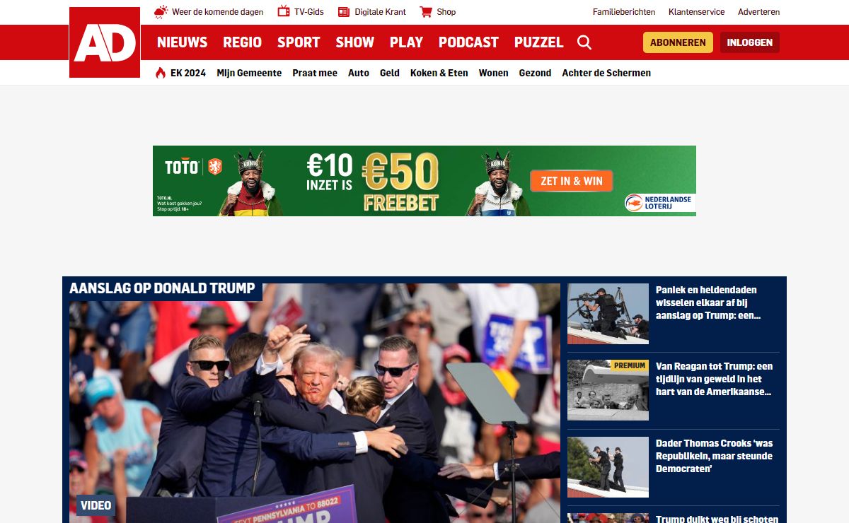 AD.nl, het laatste nieuws uit binnen- en buitenland, sport en show | AD.nl
