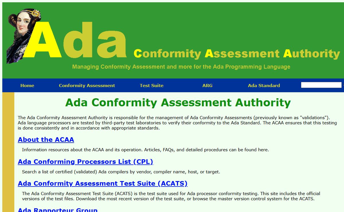 Ada Conformity Assessment Authority