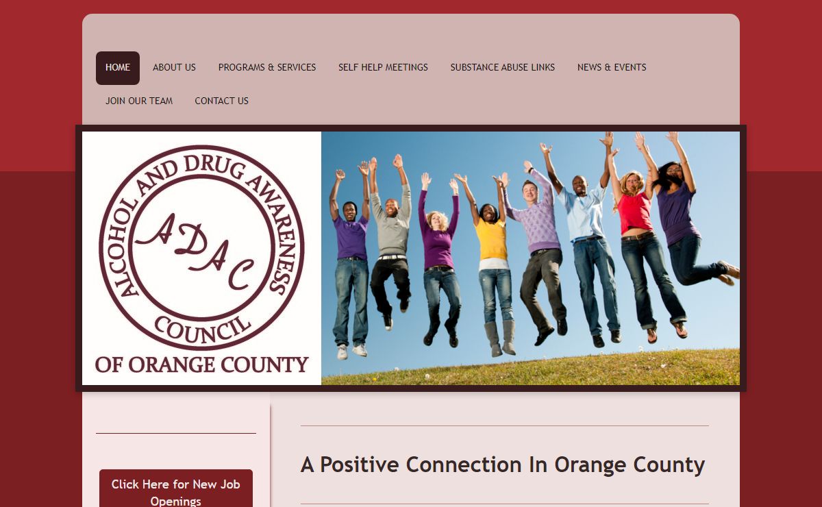 Alcoholism and Drug Abuse Council of Orange County - Home