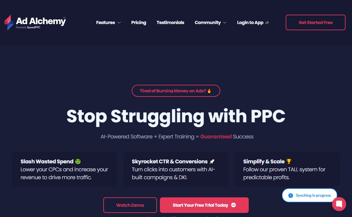PPC Lead Generation Platform - PPC Tools - PPC Software - Ad Alchemy (formerly SpeedPPC)