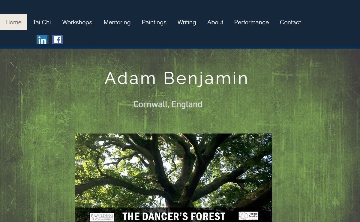 adam benjamin dance artist - tai chi teacher | Movement workshops | Cornwall, United Kingdom
