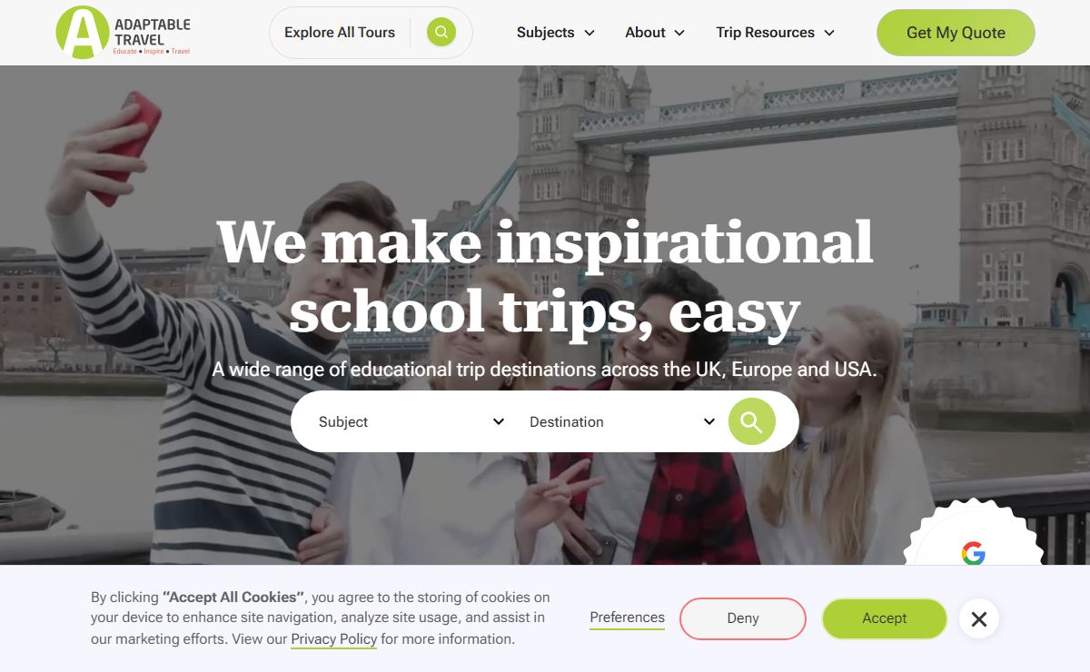 School Trips and Educational Travel | Adaptable Travel