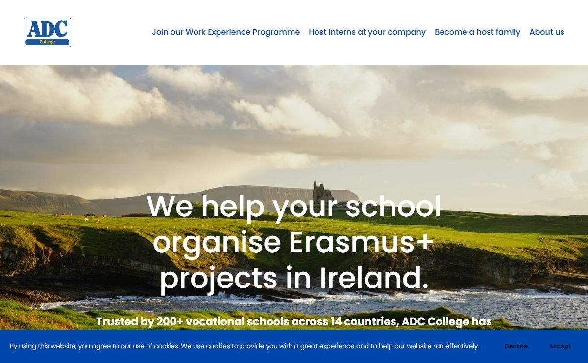 ADC College in Dublin, Ireland.