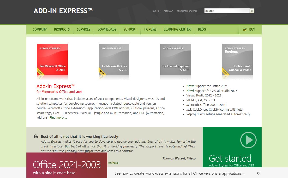 Write Office COM add-in, smart tag, RTD server in Visual Studio .NET, VSTO, VCL