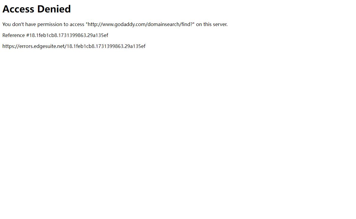 Access Denied