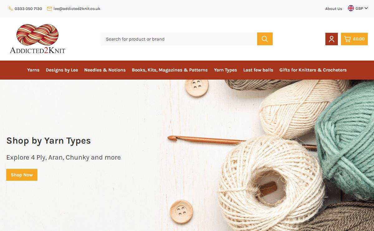 Knitting & Crochet Yarns, Patterns, Needles, Hand dyed yarns