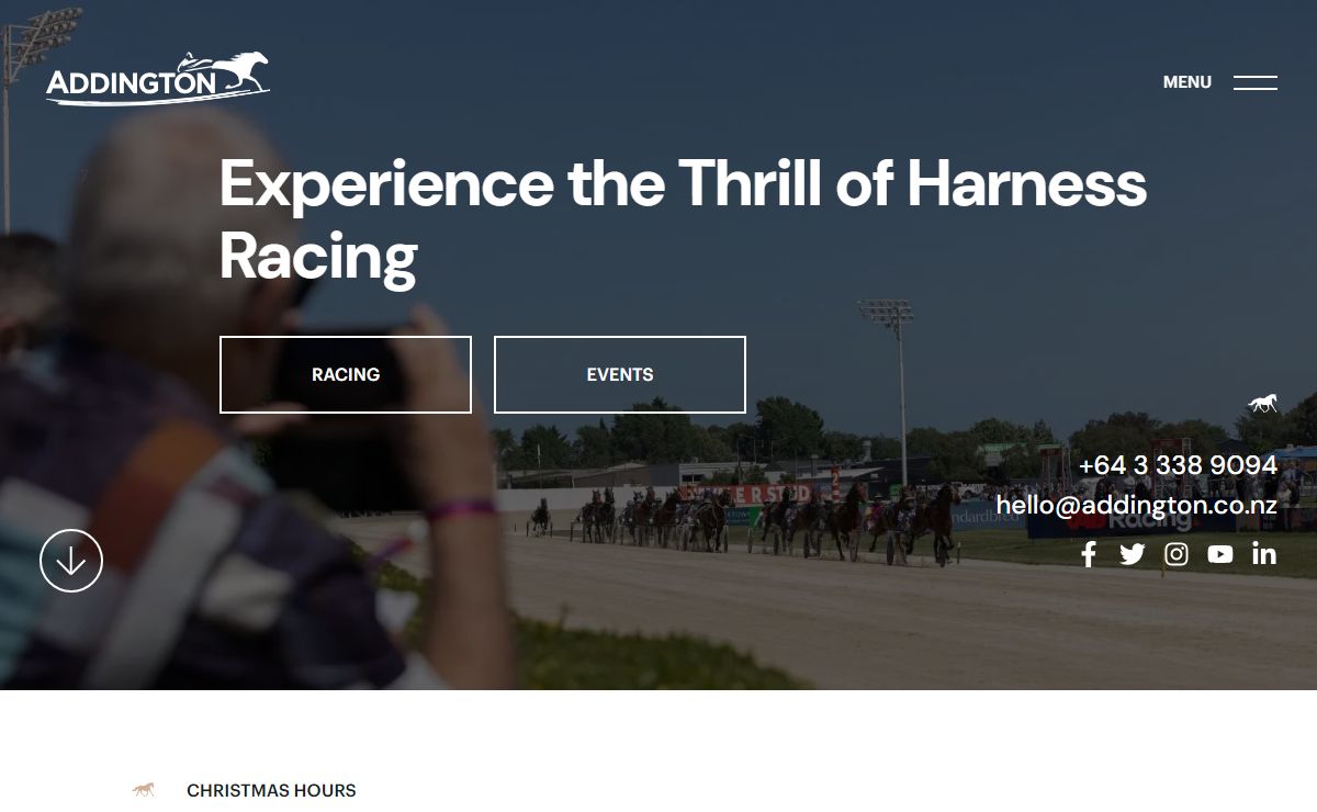 The Home of NZ Harness Racing | Addington Raceway & Events Centre