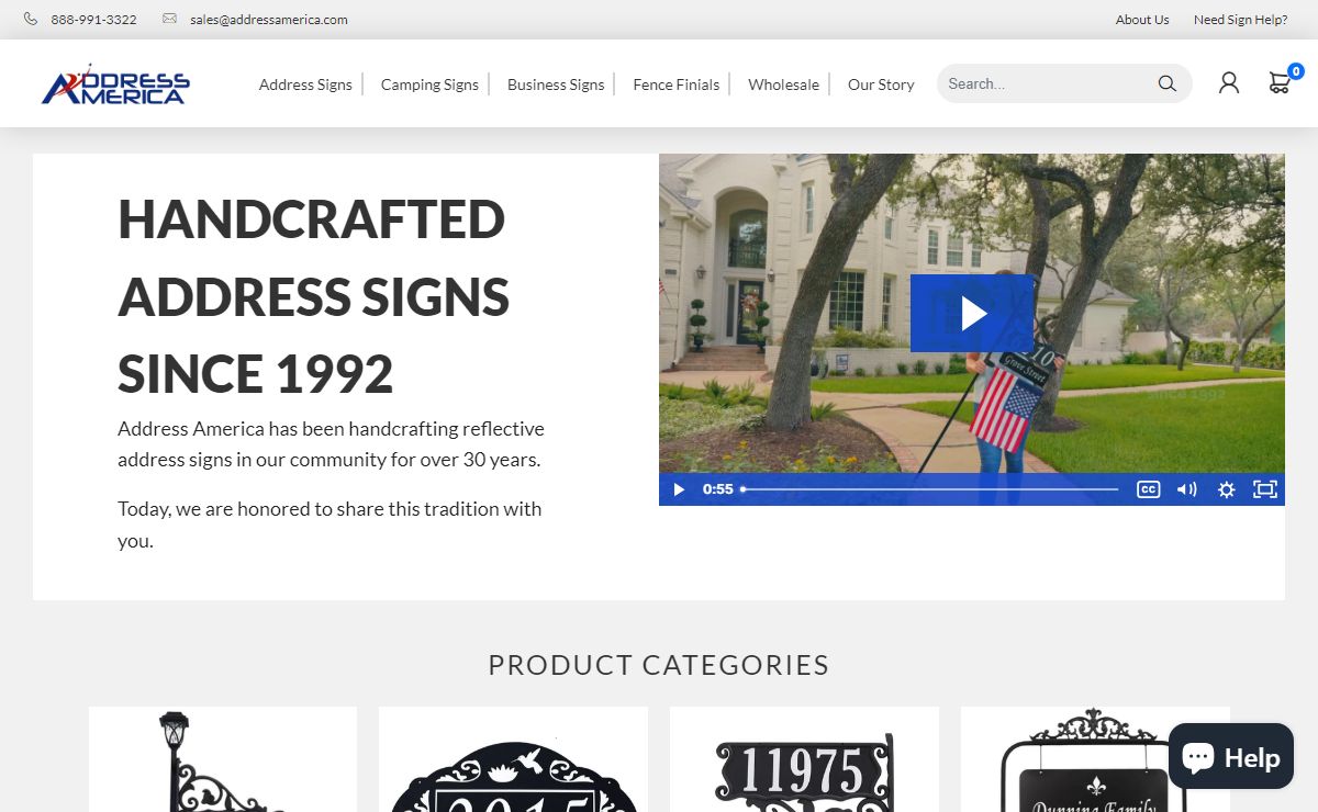 Address America - Offering the World's Best Address Signs Since 1992!