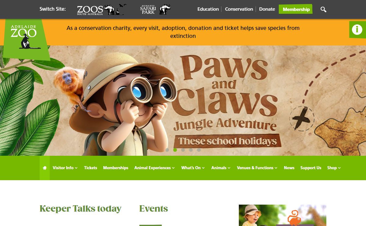 Adelaide Zoo - Discover the Wild Within
