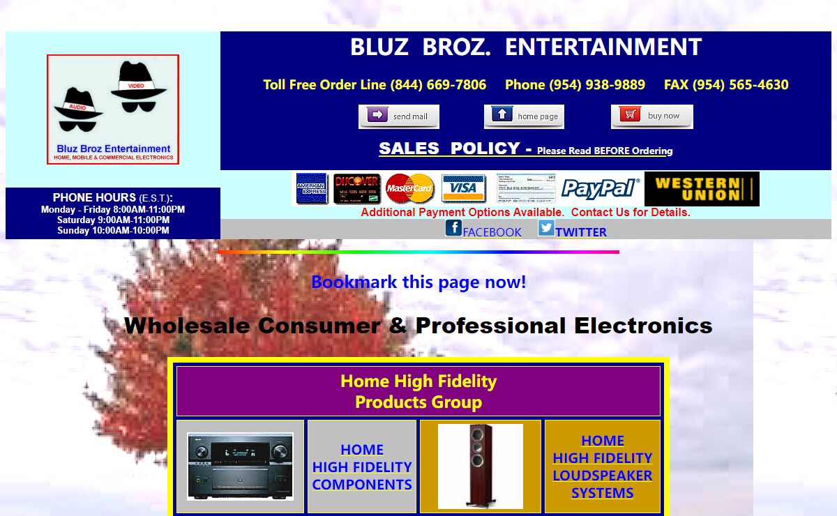 Electronics from Bluz Broz Electronics Home Page