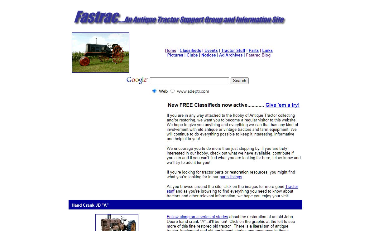 Antique Tractor & Antique Tractors - Fastrac Antique Farm Tractor, Implement & Information Support Group