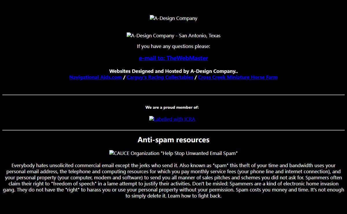 Hosting, Webpage Designs and Development - A_Design_Company -