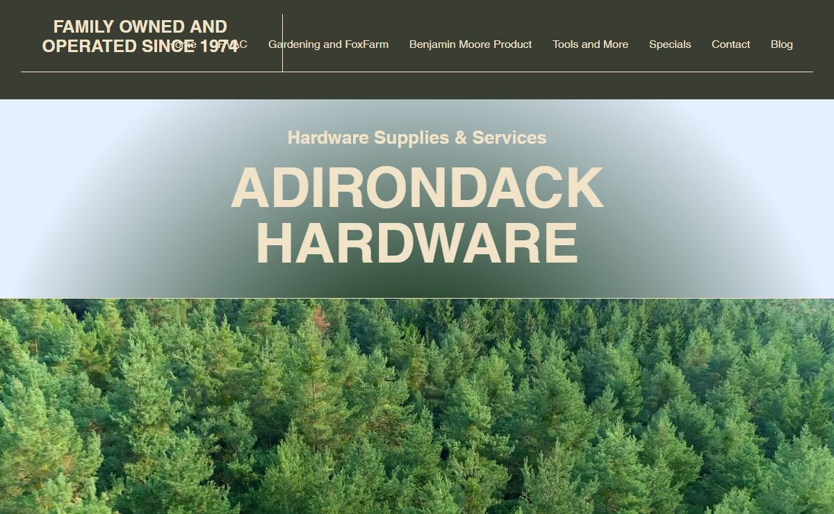 Adirondack Hardware/HVAC 1698 Front St Keeseville, NY 12944