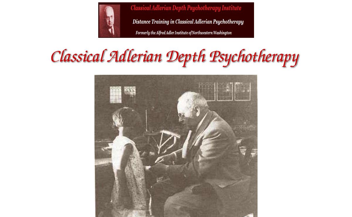Classical Adlerian Psychology - Alfred Adler Institute of Northwestern Washington