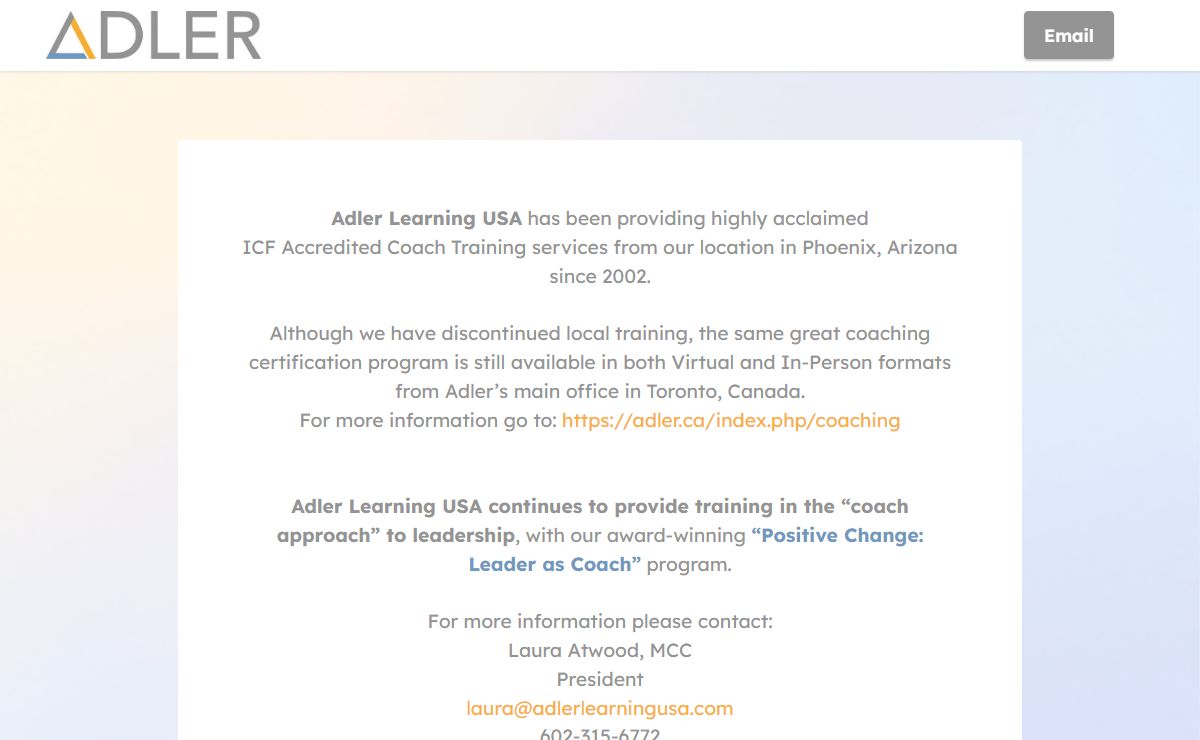 Adler Learning USA