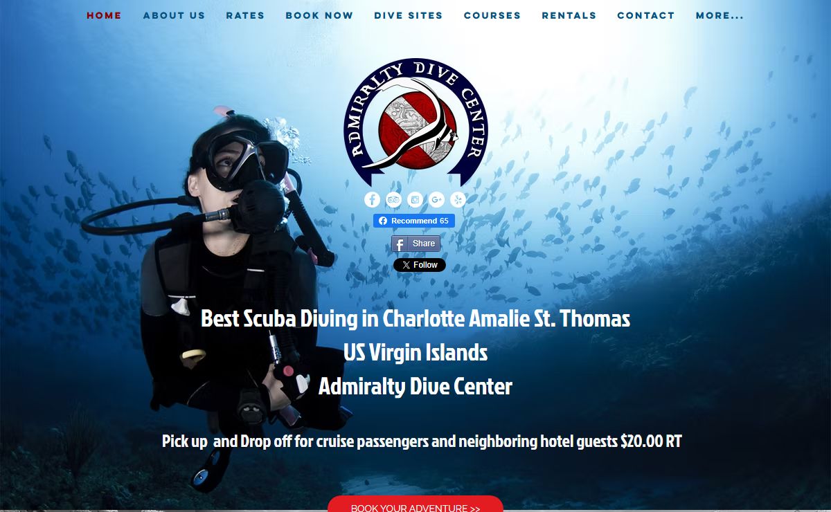 Scuba Diving St. Thomas | Admiralty Dive Center | USVI