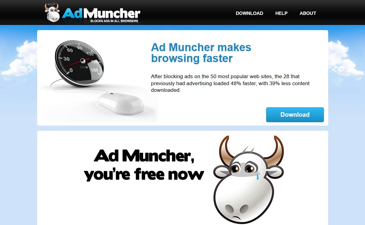 Ad Muncher: Free ad blocking for all browsers