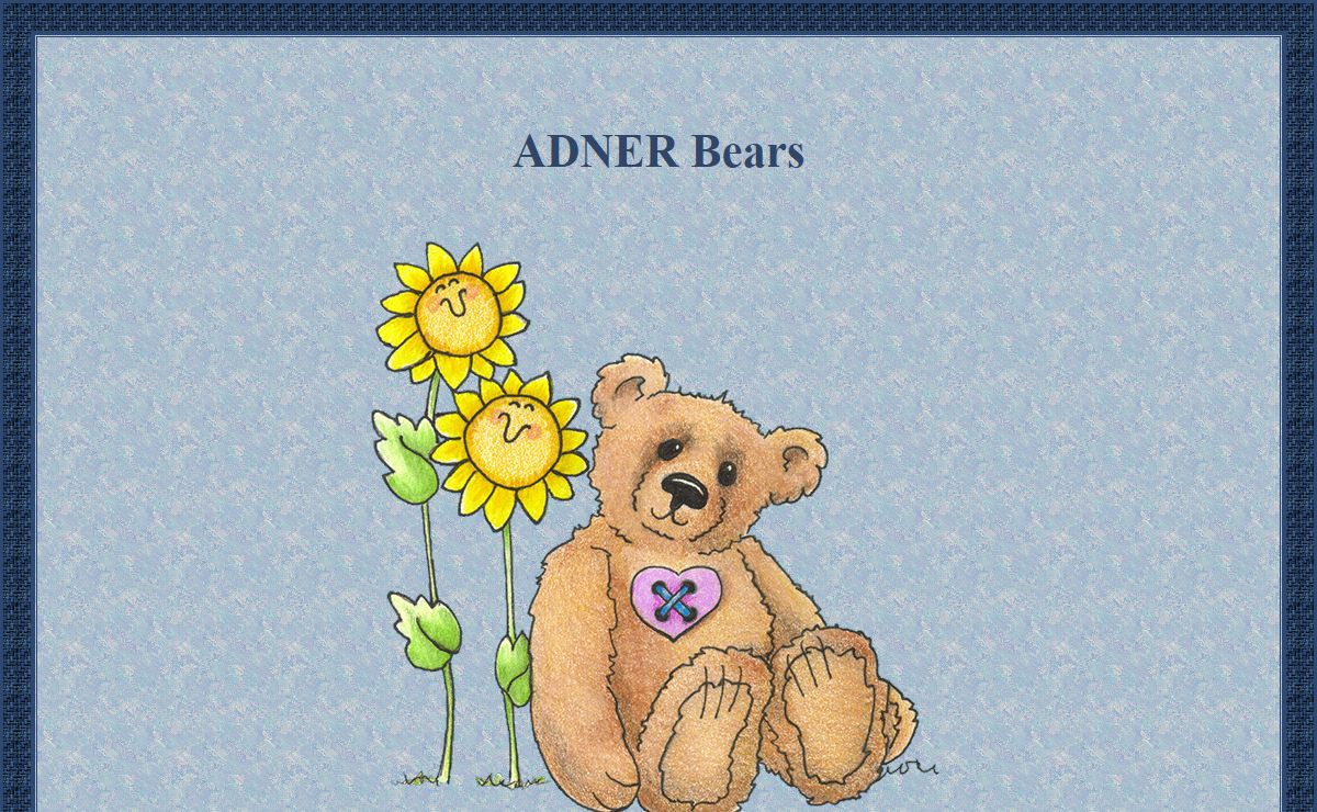 ADNER Bears - Collectable Teddy Bears by Brenda Desroches