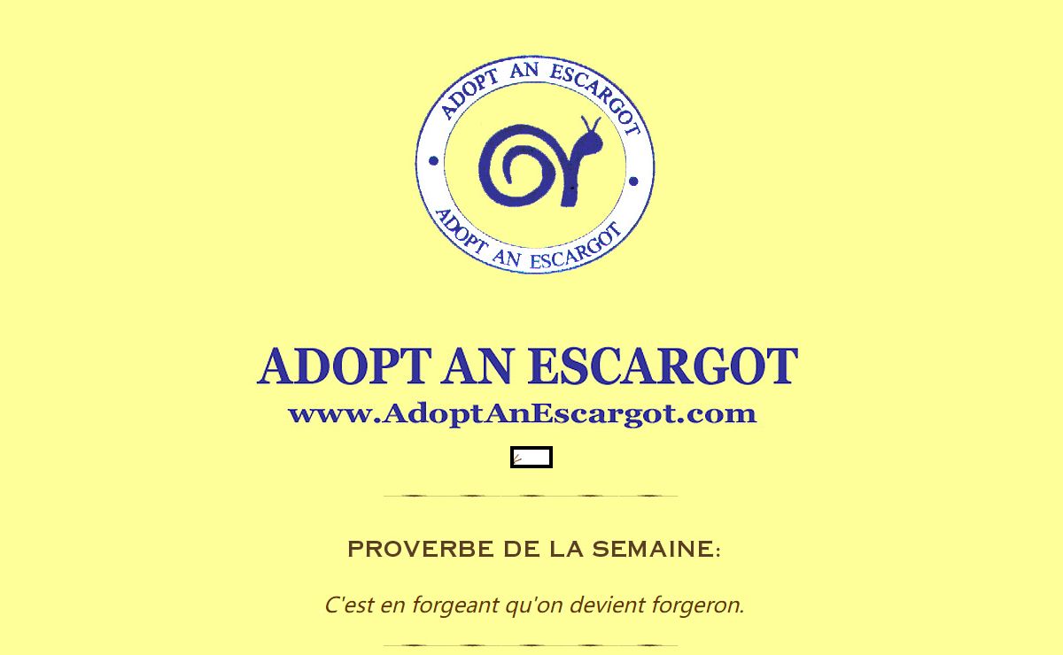 AdoptAnEscargot.com/index