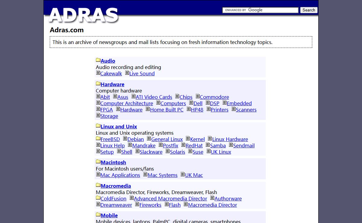 Adras.com - Solutions for your computer problems
