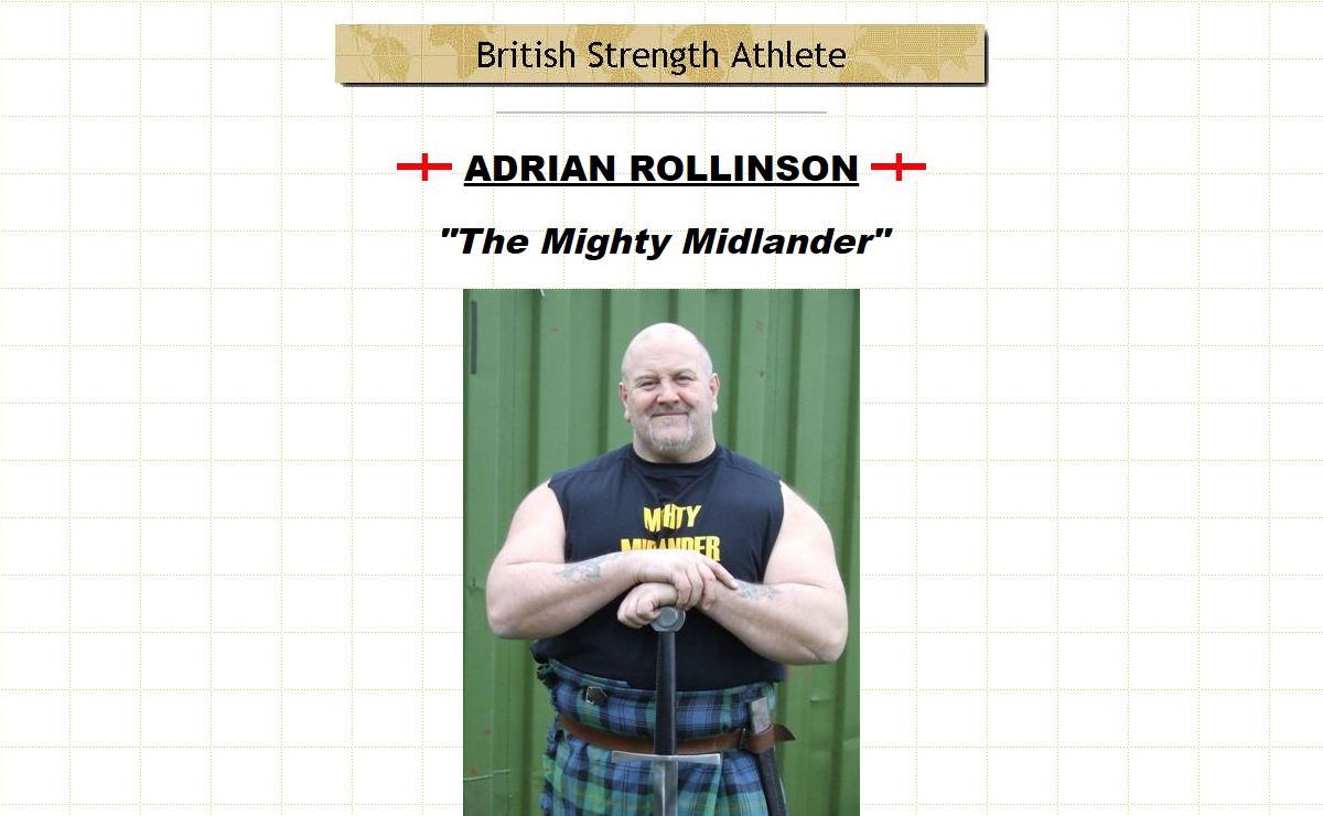 Adrian Rollinson - British Strength Athlete
