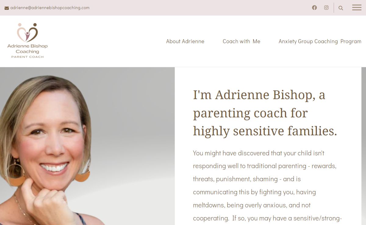 Adrienne Bishop Coaching – Parenting Coach