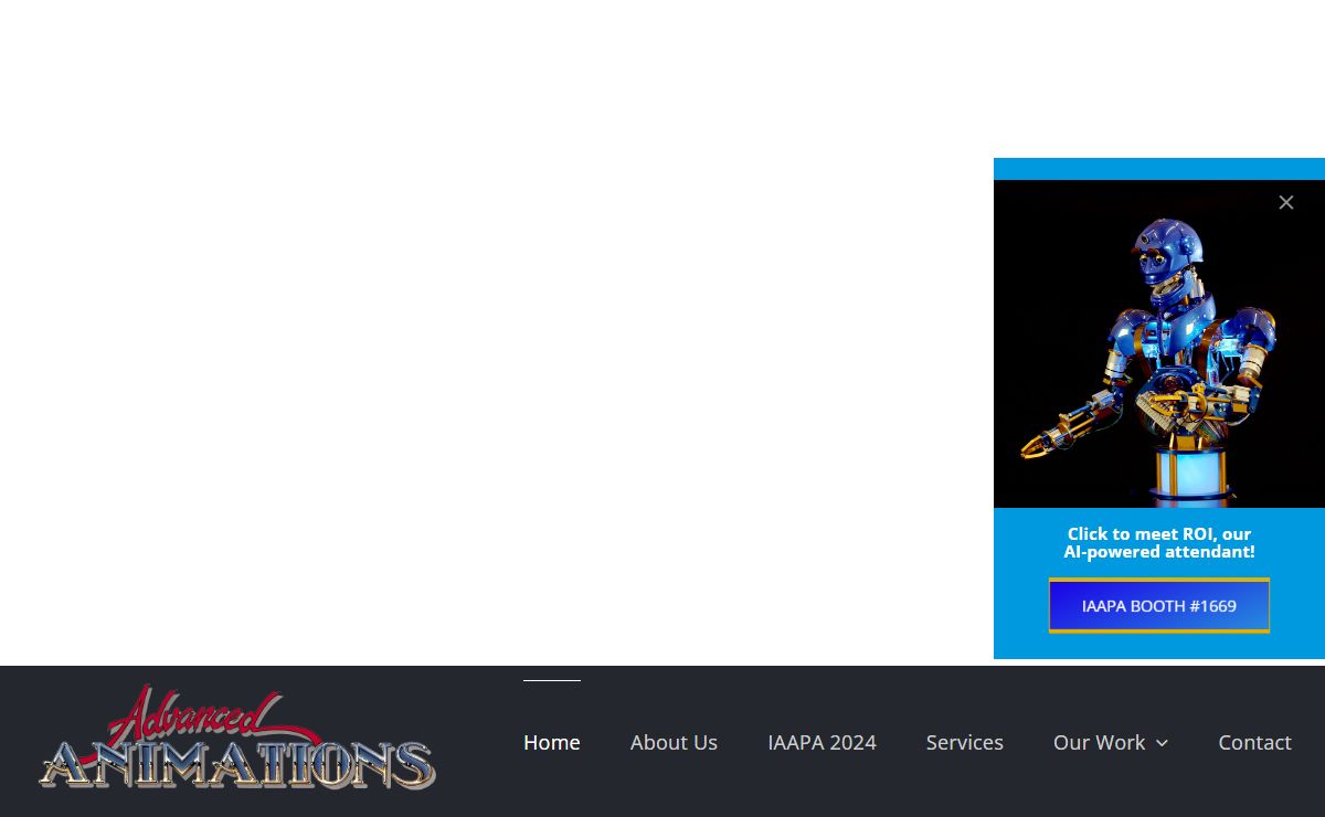 Advanced Animations Home - Advanced Animations animatronics excellence for over forty years