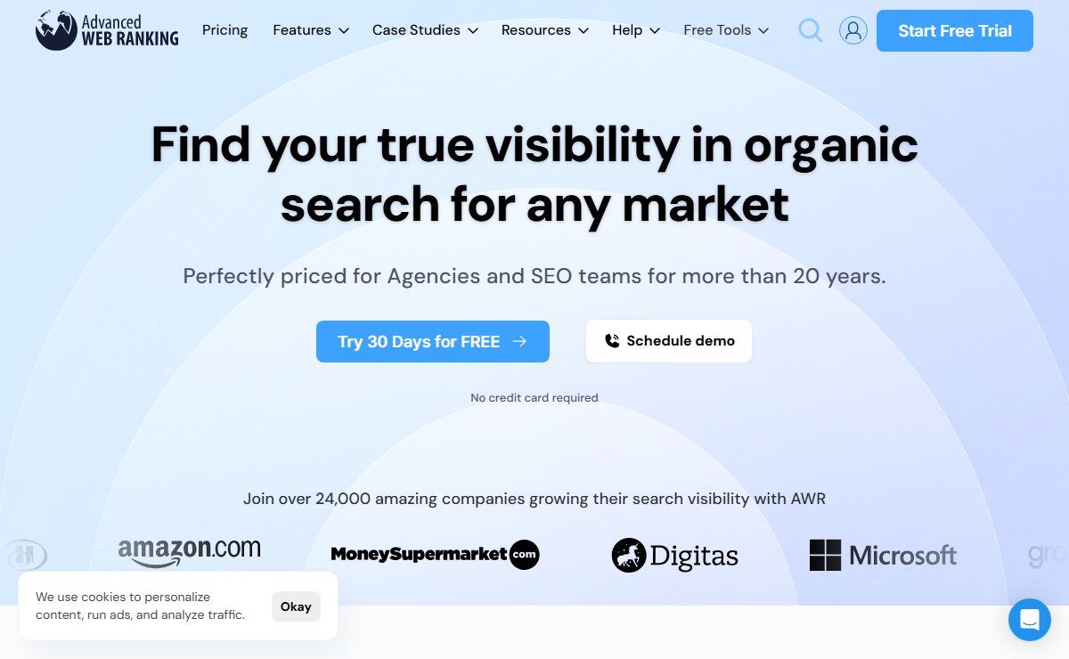 World's longest standing rank tracker - Advanced Web Ranking