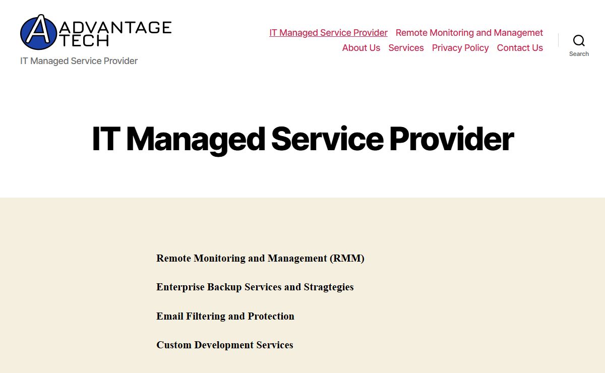 Advantage Tech MSP – IT Managed Service Provider