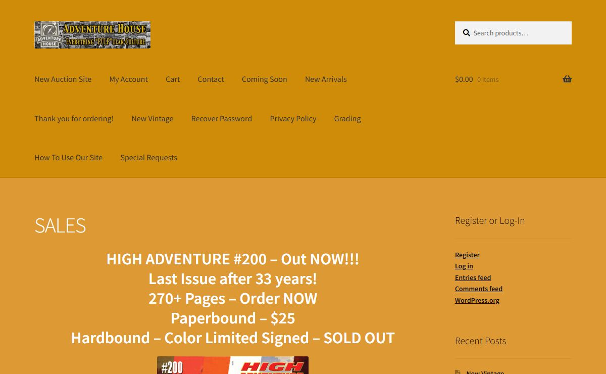 Adventure House – Everything "PULP"ular Culture
