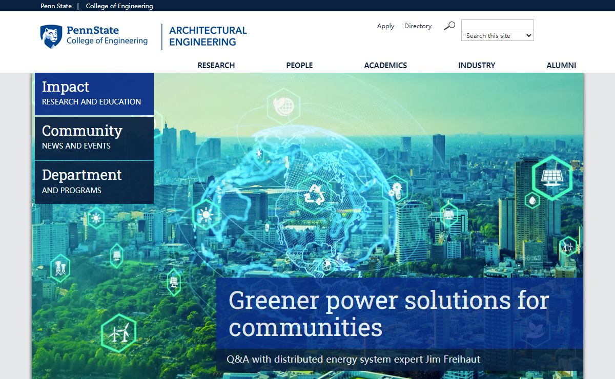 Architectural Engineering | Penn State Engineering