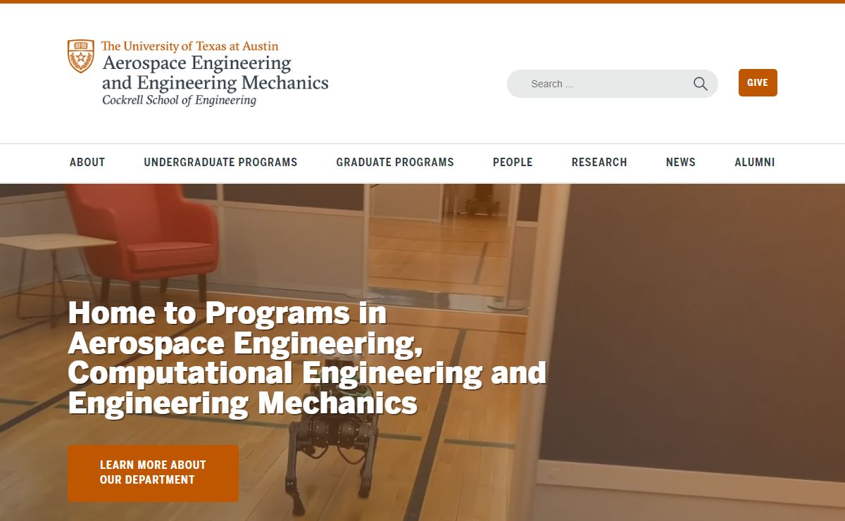 Dept of Aerospace Engineering & Engineering Mechanics - Cockrell School of Engineering, The University of Texas at Austin
