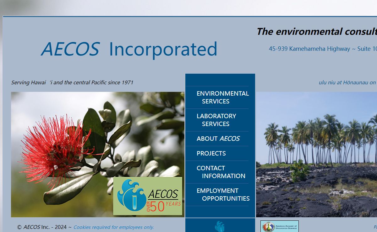 AECOS, Inc. -- Index page