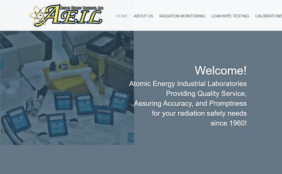 Atomic Energy, A Family Business Providing The Best of Dosimetry Services, Leak Wipe Testing, And Survey Meter Calibrations