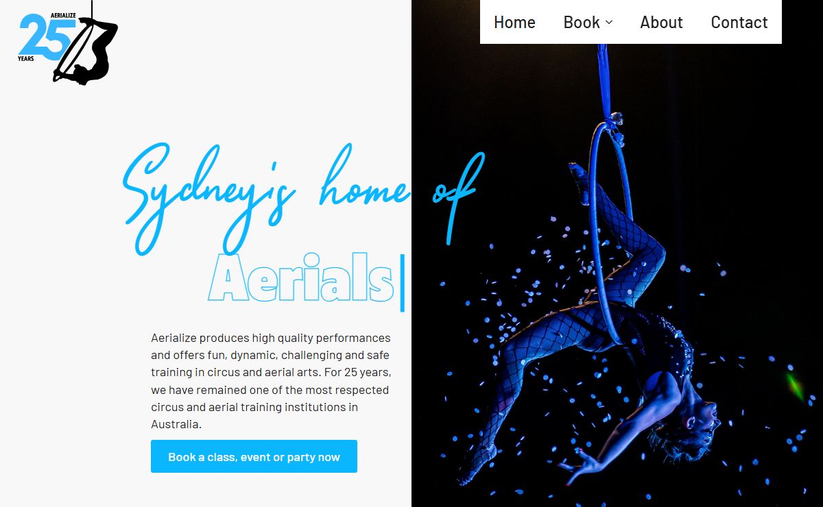 Aerialize - Sydney's Home of Circus, Aerial training & Performance
