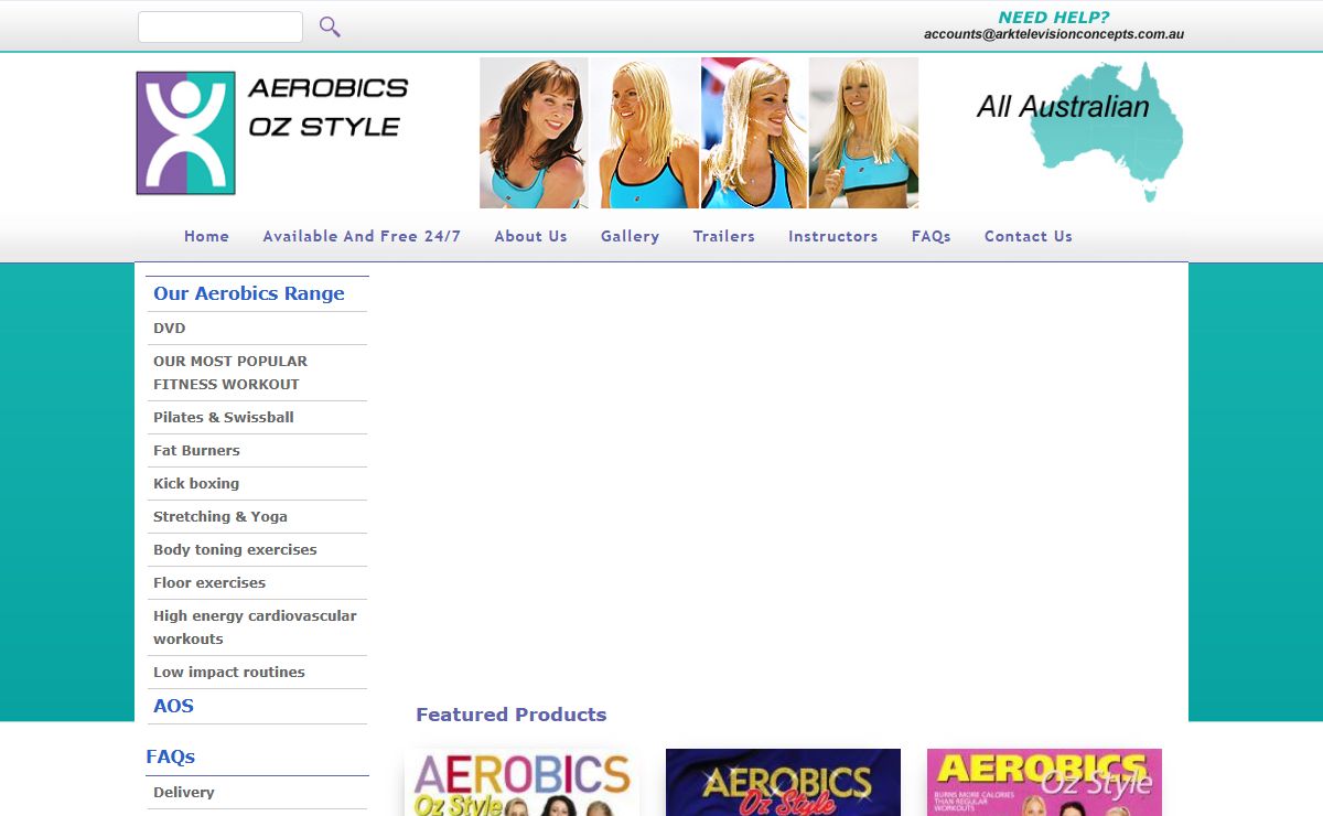 AOS - Australia's Aerobics Oz Style Home Page