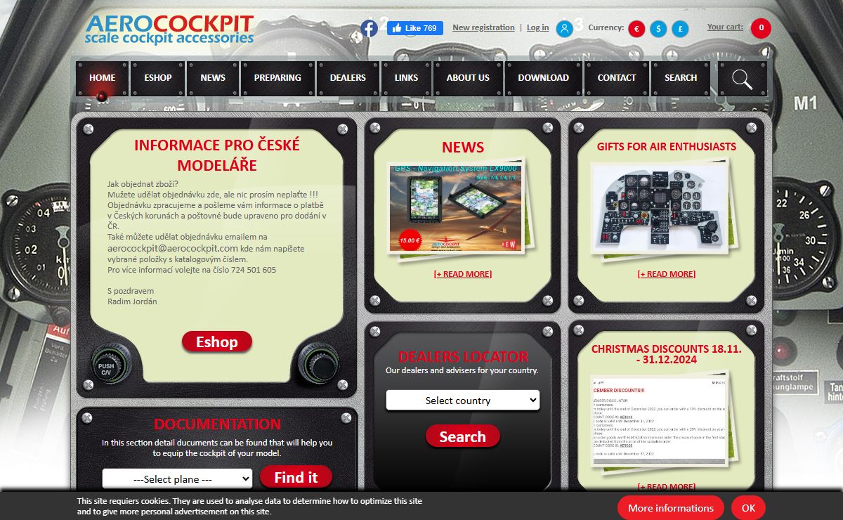 for modellers and aviation fans - AEROCOCKPIT