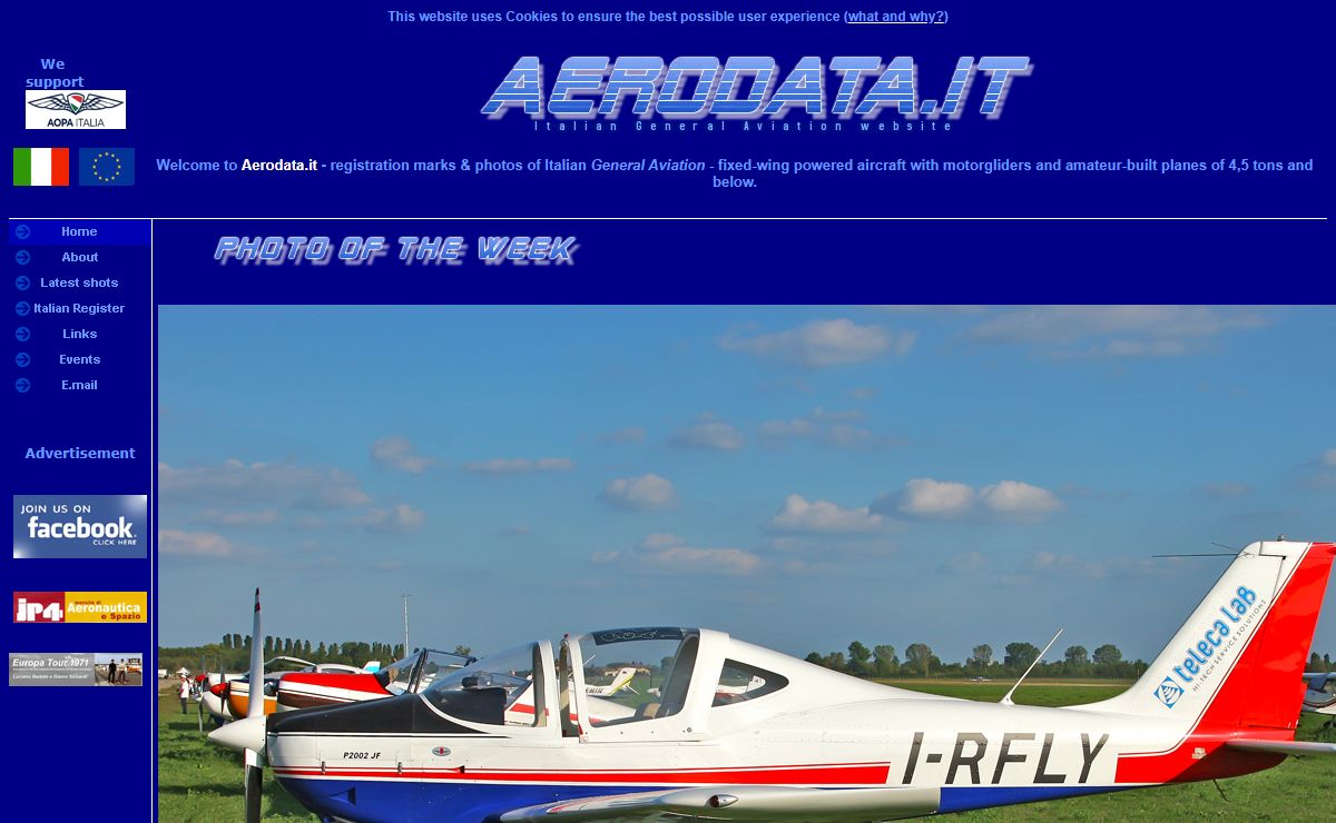Aerodata.it - Home page
