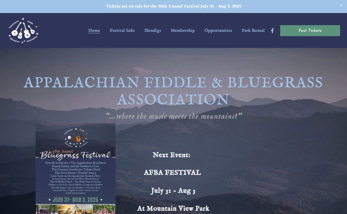 Appalachian Fiddle & Bluegrass Association