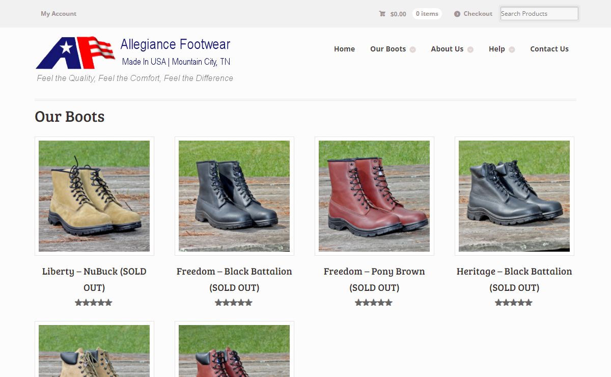 100% Made In America Boots! AFBOOTS by Allegiance Footwear