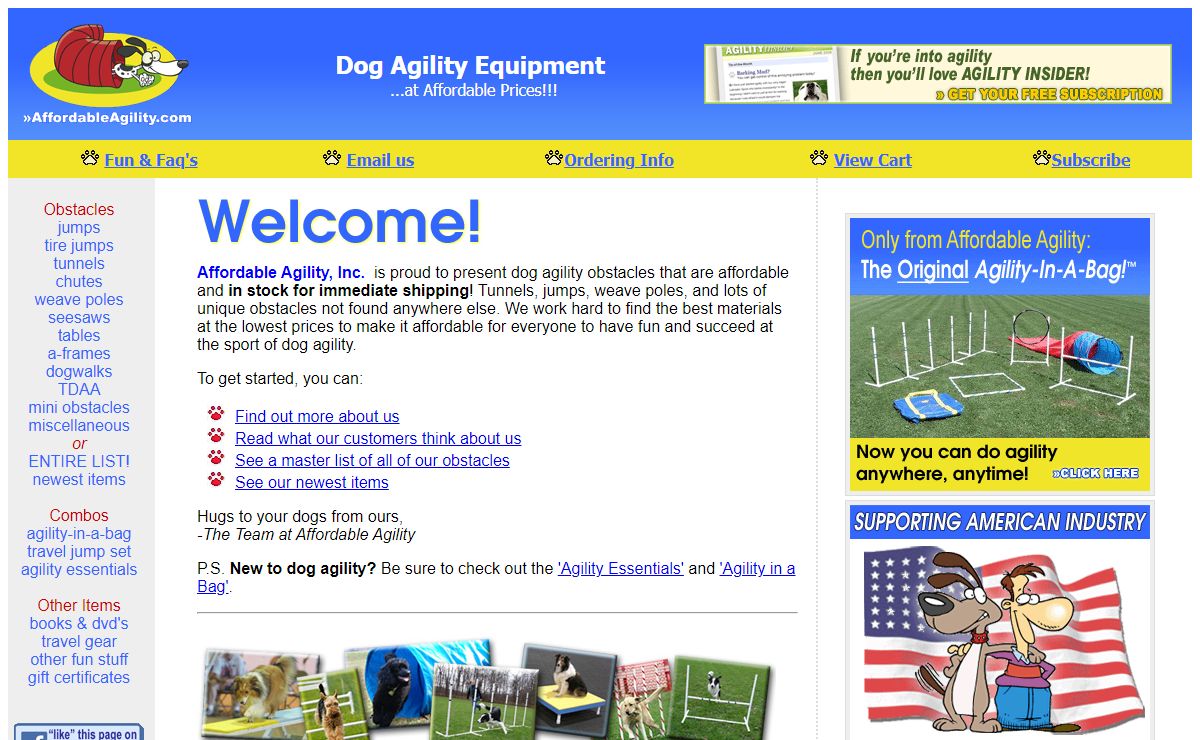 Dog Agility Equipment at Affordable Prices! - AffordableAgility.com