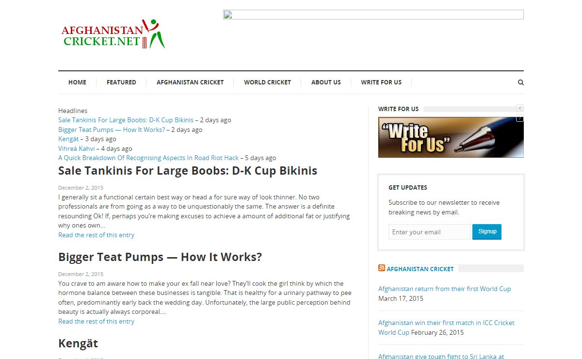 AfghanistanCricket.net - Afghanistan Cricket News, Views and Updates