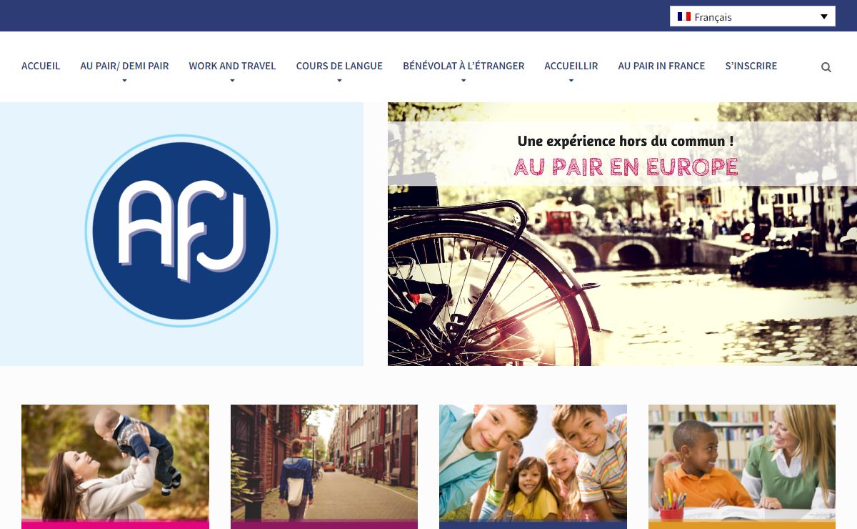 AFJ AU PAIR - Alliance Familles & Jeunesse - membre agréé de l'UFAAP