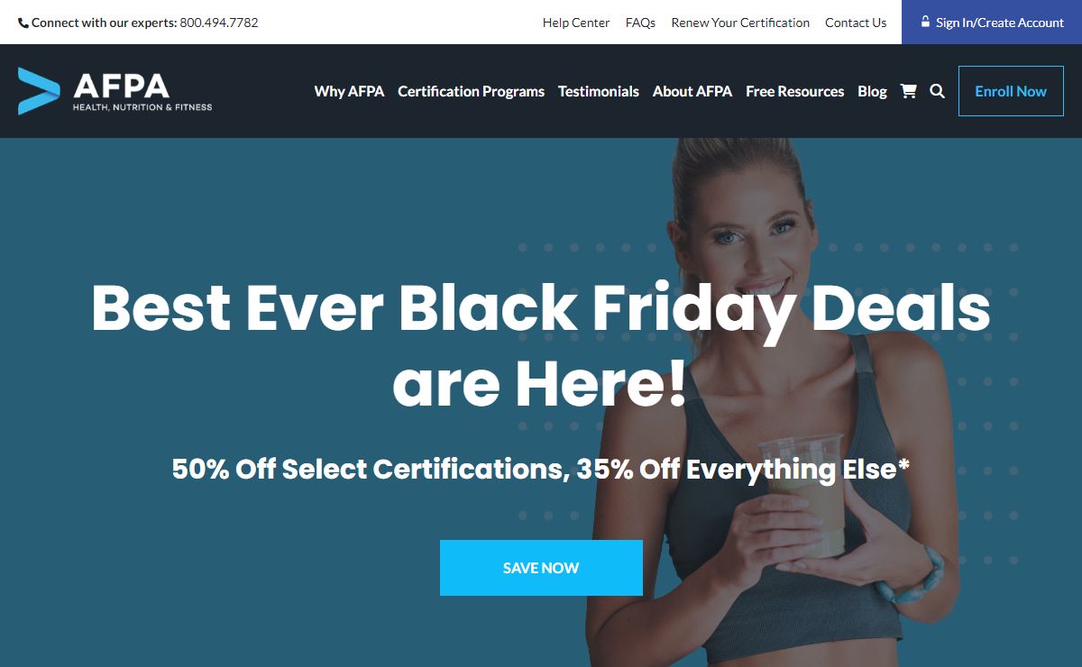 Online Fitness and Nutrition Certification Programs | AFPA