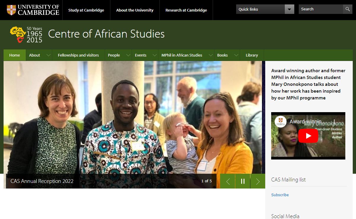 Centre of African Studies |