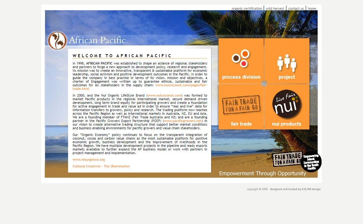 African Pacific Processing Division :: Australian Fair Trade Products