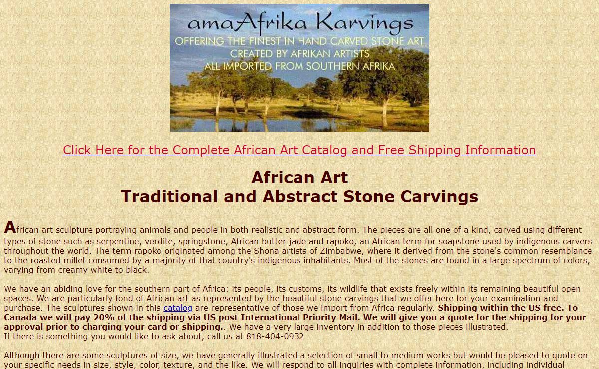 African Art Handcarved Shona Stone Sculpture